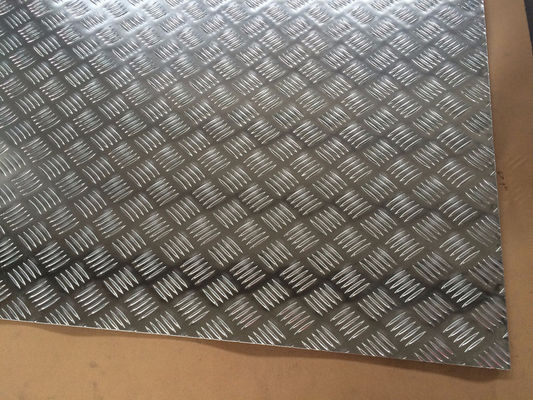 L'effetto d'argento ha impresso 4x4 di alluminio 5052 degli strati 24 x 24 lamiera striata di alluminio 5005 H32
