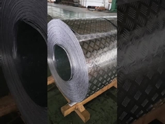 5052 5754 Lamiera diamantata in alluminio goffrato 1060 3003 Piastra battistrada